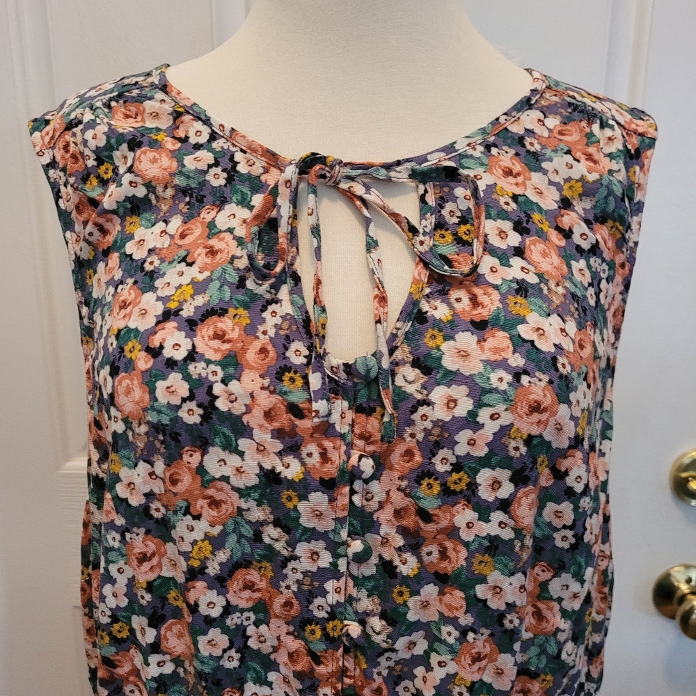 Torrid Babydoll Top Size 2 Floral Prairie Boho Cottage core Romantic Size 2 2X